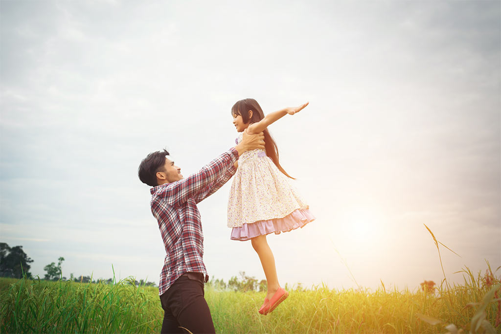 father and daughter